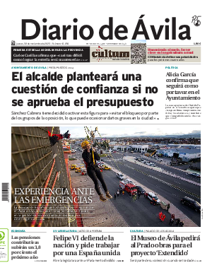Portada Diario de Ávila