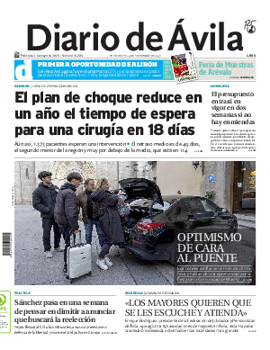 Portada Diario de Ávila