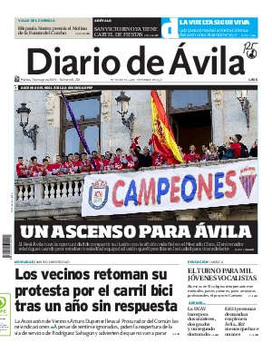 Portada Diario de Ávila