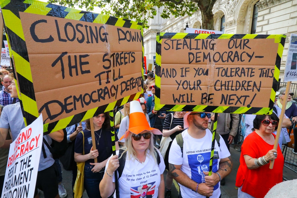 Protest against Brexit in London  / VICKIE FLORES