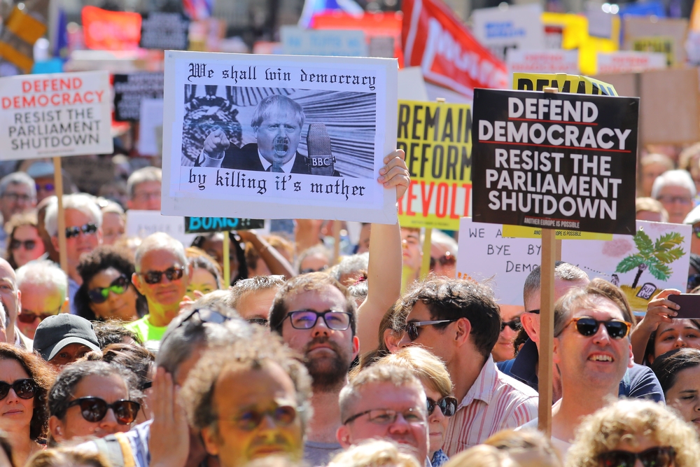 Protest against Brexit in London  / VICKIE FLORES