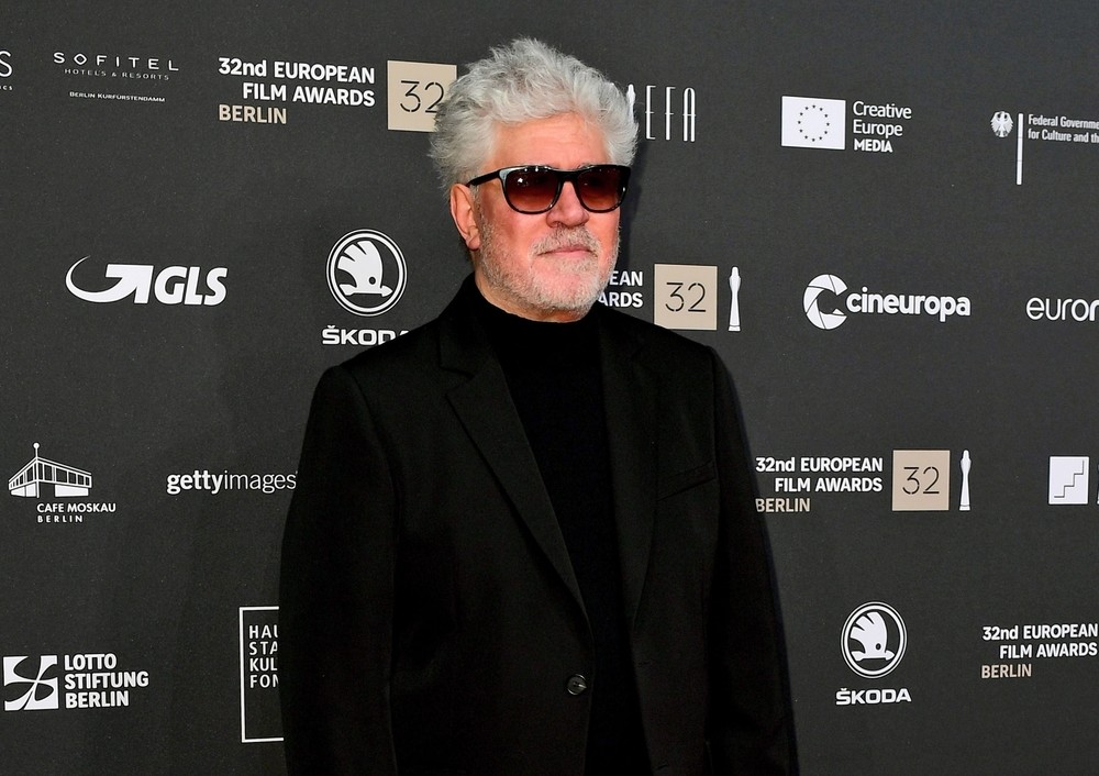 El cineasta castellanomanchego, en los Premios del Cine Europeos en Berlín.