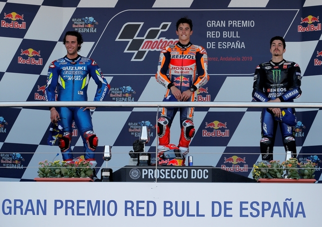Triplete español en MotoGP