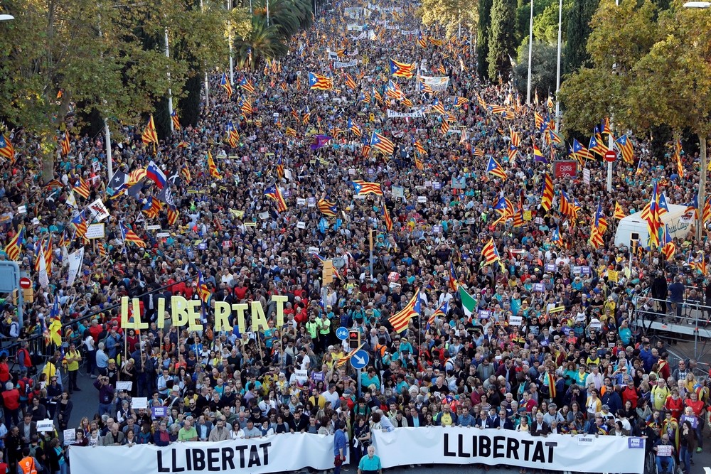 El independentismo se moviliza contra la sentencia del procé