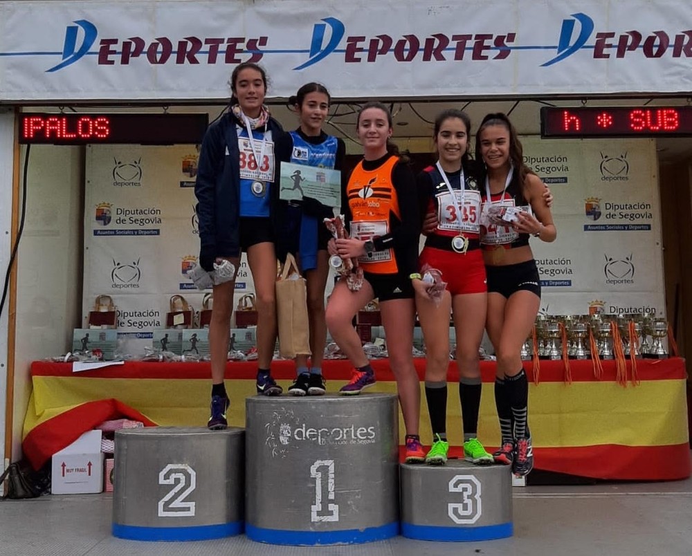 Cuatro podios de atletas abulenses en Segovia