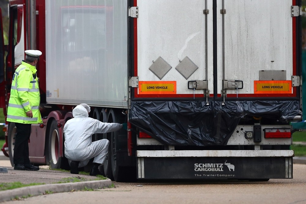 Los 39 cadáveres hallados en un camión en Essex eran chinos