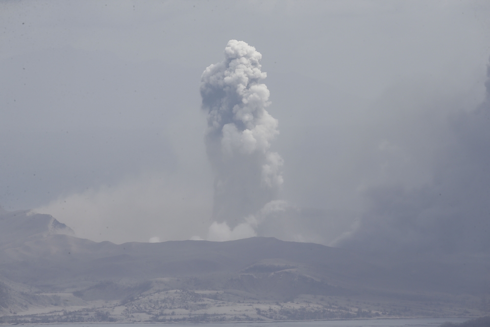 Taal Volcano eruption aftermath in Philippines  / ROLEX DELA PENA