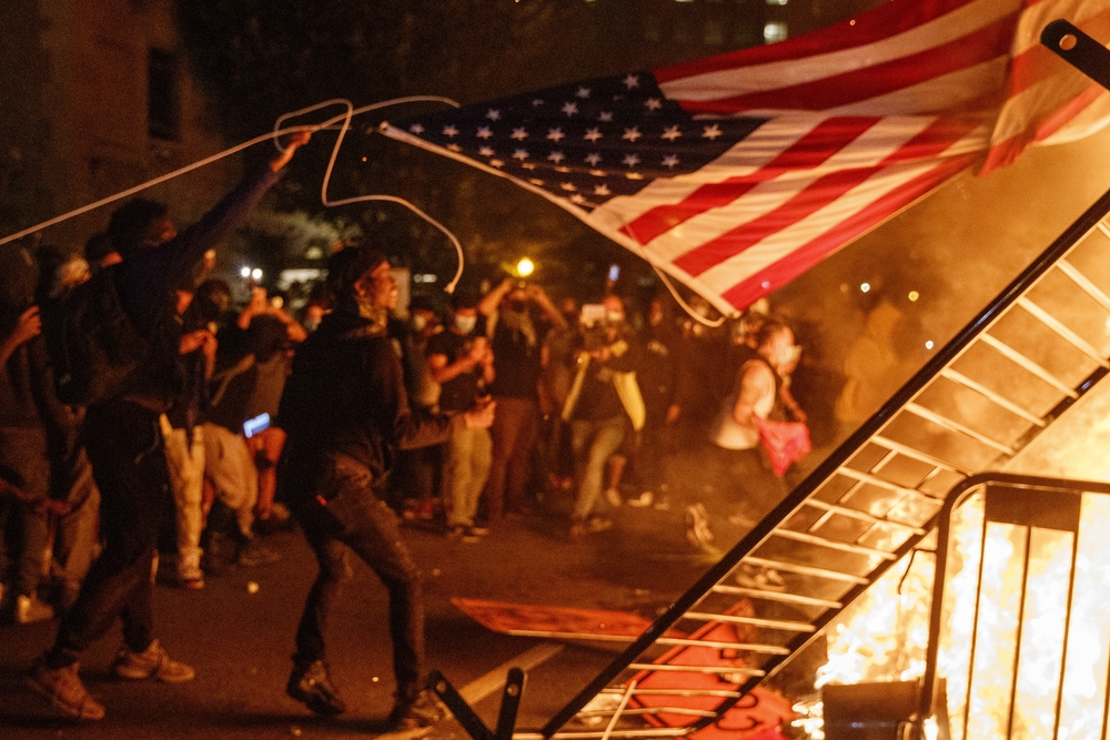 George Floyd protests in Washington, DC  / SHAWN THEW