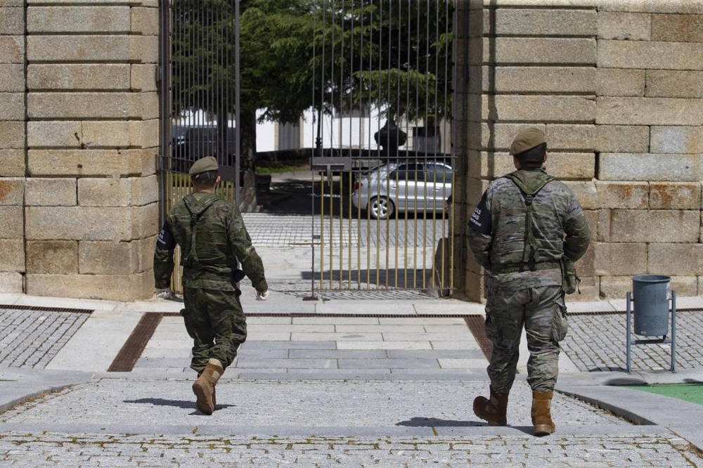 Vigilancia del Ejercito de Tierra en la provincia, Piedrahita.  / DAVID CASTRO