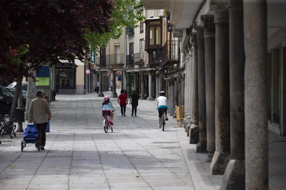 Arévalo, segundo municipio más importante de la provincia de Ávila, continúa en fase 0.  / DAVID CASTRO