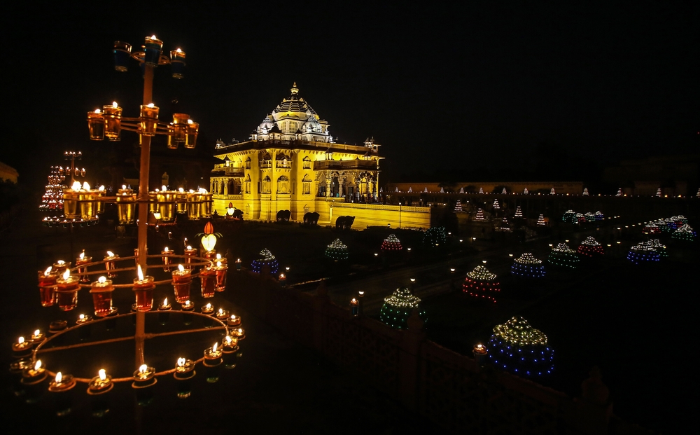 Diwali festival in Gandhinagar  / DIVYAKANT SOLANKI