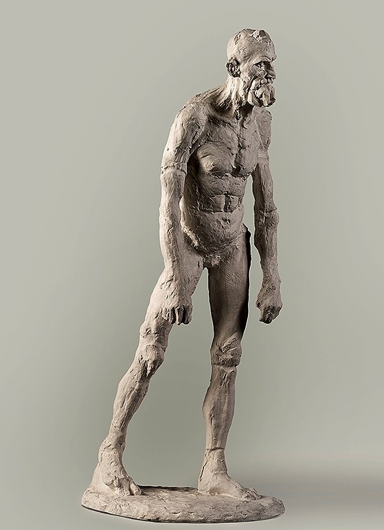 El modelado es uno de los protagonistas de la escultura de Rodin, como sucede en este ‘Eustrache de Saint Pierre’ de Rodin.