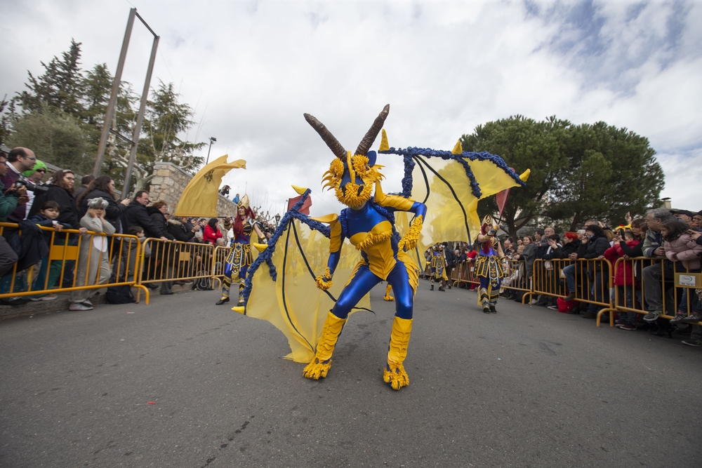 Desfile del Domingo de Piñata en el Carnaval de Cebreros Interprovincial.  / ISABEL GARCÍA