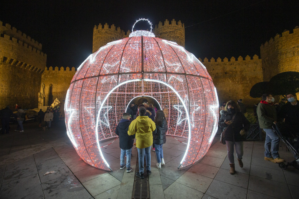 Inauguración de las luces de Navidad.  / DAVID CASTRO