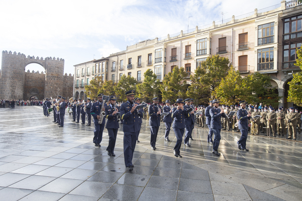 Retreta Militar en la Plaza de Santa Teresa. Múscia Milita.  / ISABEL GARCÍA