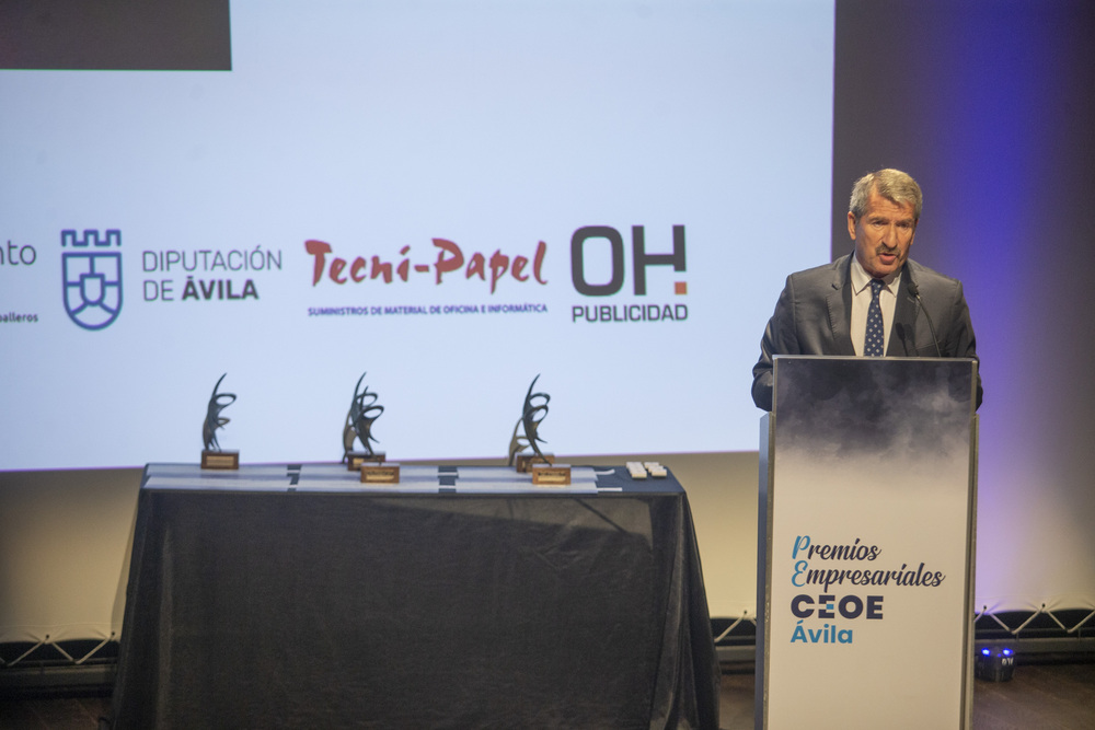 Entrega de los Premios Empresariales de CEOE Ávila.  / DAVID CASTRO