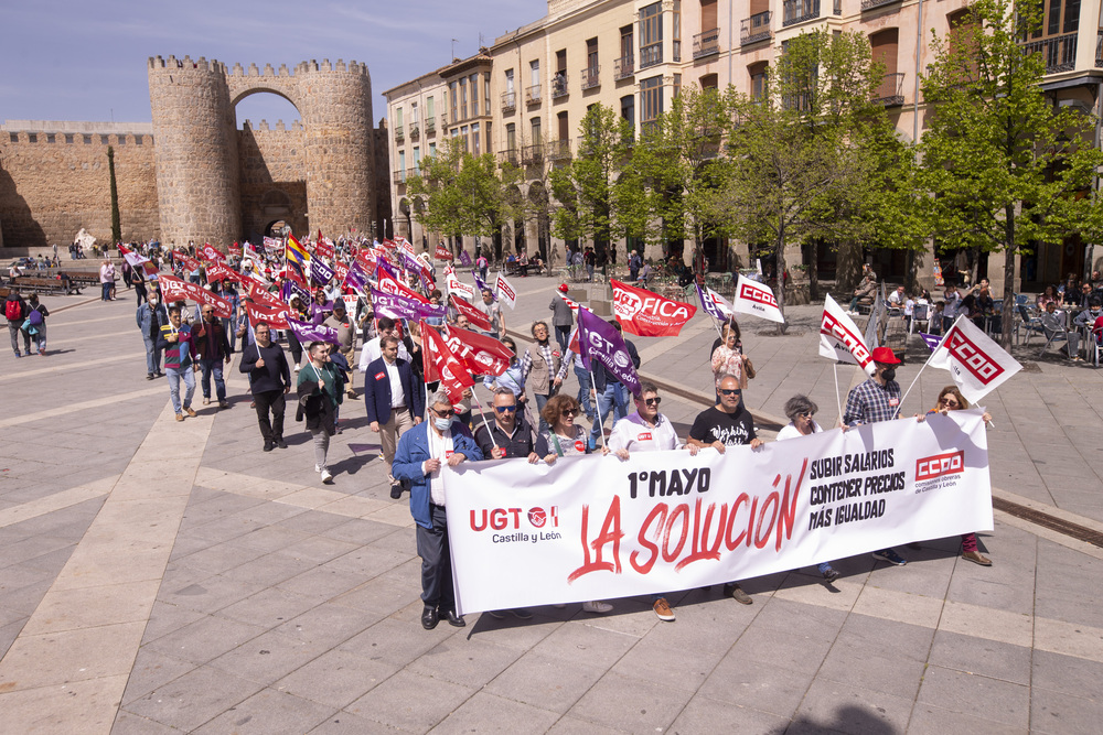 Manifestación del Día Internacional de los Trabajadores y Trabajadoras del 1 de mayo.