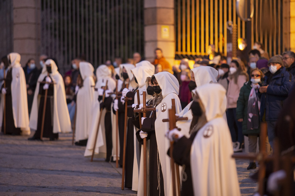Primer procesión de la Semana Santa de Ávila, Vía Matris.  / DAVID CASTRO
