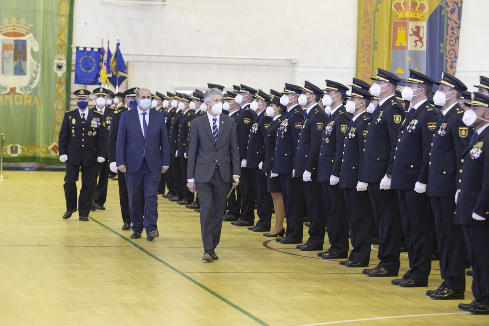 Jura de la XXXIII Promoción de la Escala Ejecutiva de la Policia Nacional. Ministro del Interior, Fernando Grande Marlaska.  / ISABEL GARCÍA
