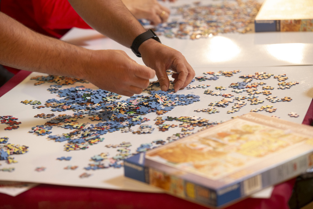 Campeonato de España de puzzles en el Lienzo Norte.  / ISABEL GARCÍA