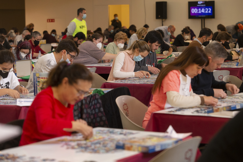 Campeonato de España de puzzles en el Lienzo Norte.  / ISABEL GARCÍA