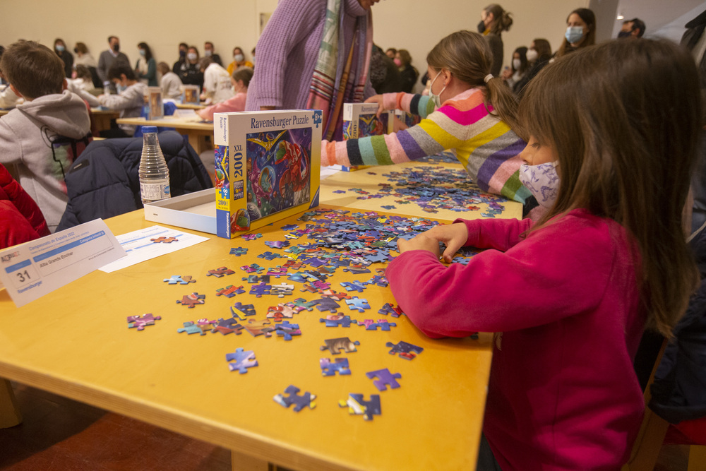 Campeonato de España de puzzles en el Lienzo Norte.  / ISABEL GARCÍA