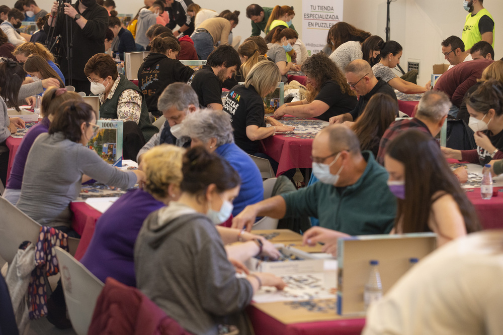 Campeonato de España de puzzles en el Lienzo Norte.  / ISABEL GARCÍA