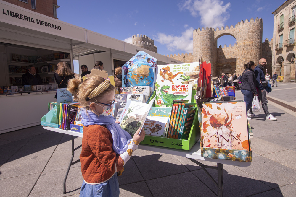 Feria del libro en la Plaza de Santa Teresa.  / ISABEL GARCÍA