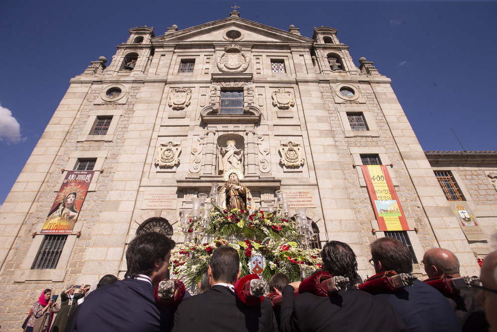 Procesión de Santa Teresa el día de La Santa.  / ISABEL GARCÍA