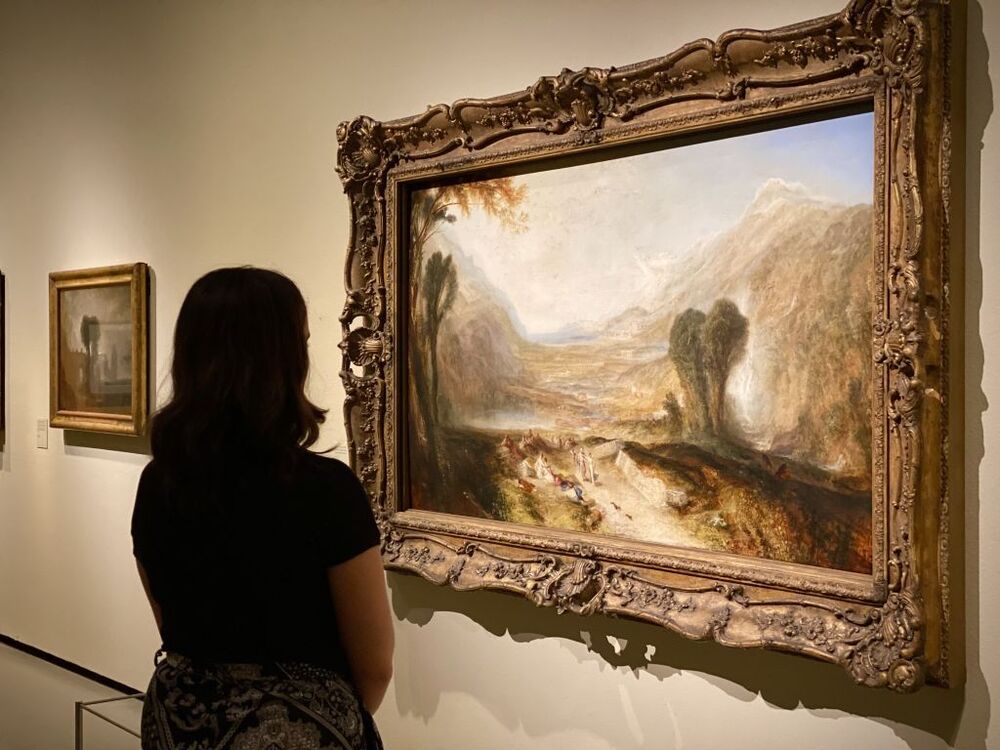 El MNAC expone un centenar de pinturas, acuarelas y dibujos de Turner, 
