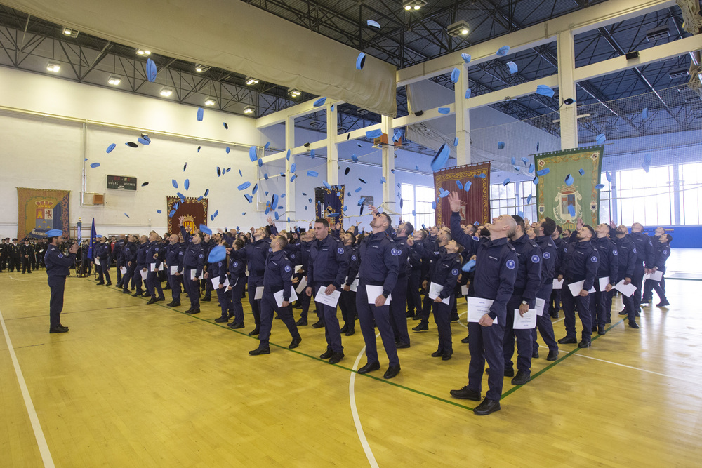 La Escuela Nacional de Policía acoge el acto de clausura del V Curso de FRONTEX.  / ISABEL GARCÍA