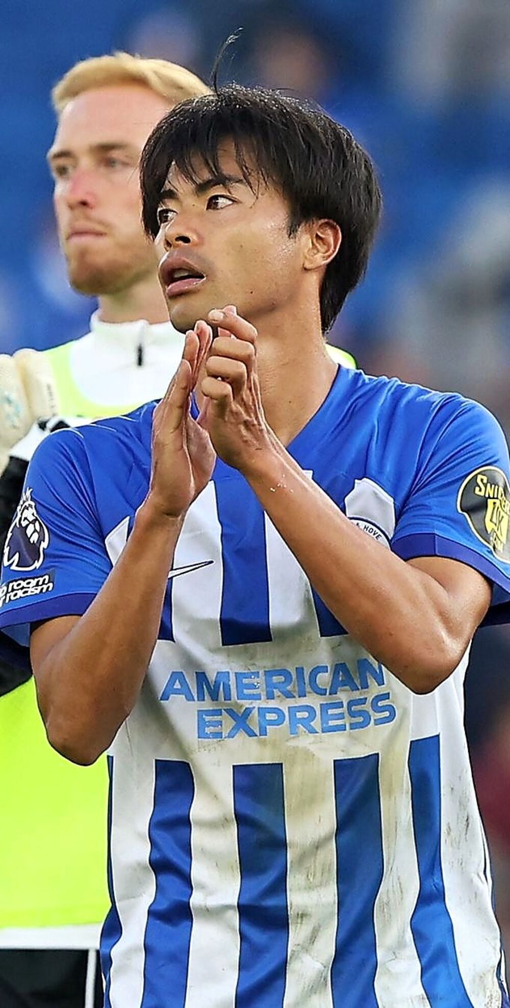El japonés Kaoru Mitoma (26 años), uno de los mejores jugadores de la Premier 23/24:dos goles y dos asistencias.