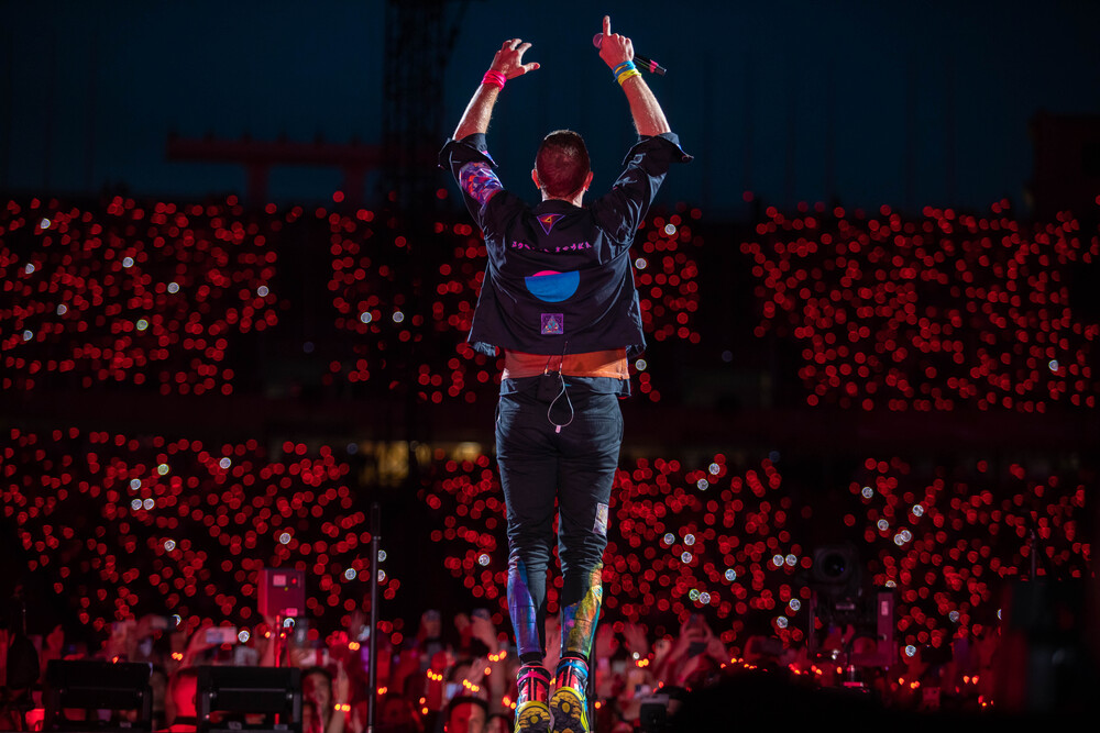 Coldplay comienza su gira de conciertos en Barcelona