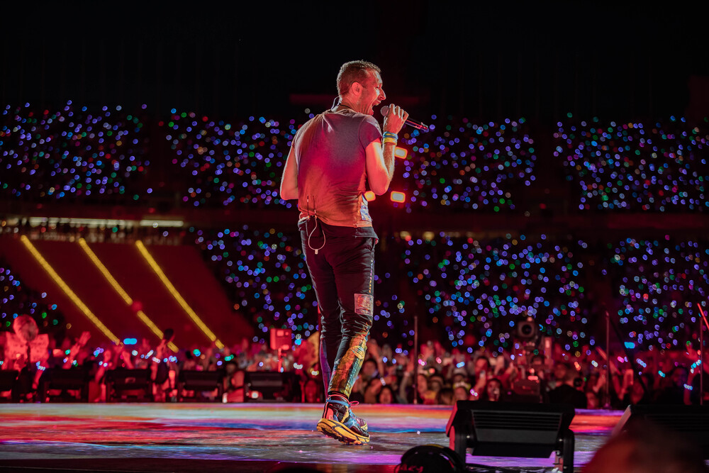 Coldplay comienza su gira de conciertos en Barcelona  / KIKE RINCÓN