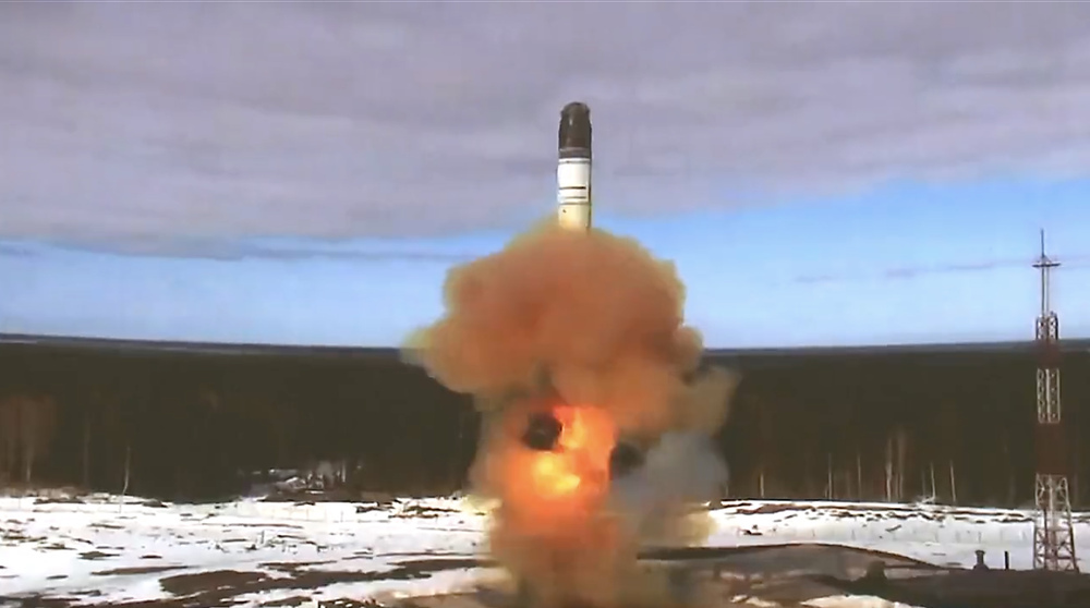 Imagen de archivo del lanzamiento de un misil balístico intercontinental en Rusia