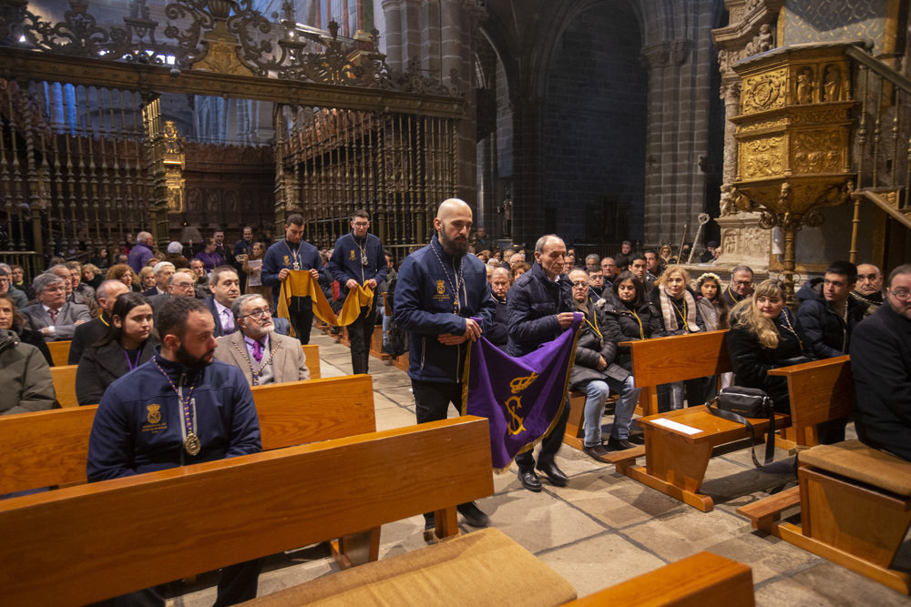 Procesión del cristo de Medinaceli por el 75 aniversarioa de la bendición de la imagen.  / ISABEL GARCÍA
