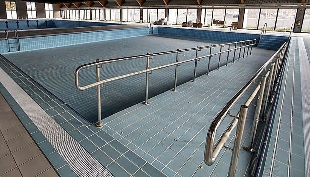 La nueva piscina, lista para su uso