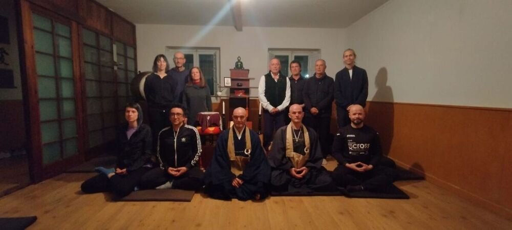 El maestro budista Joko Sato en el Dojo Zen Ávila