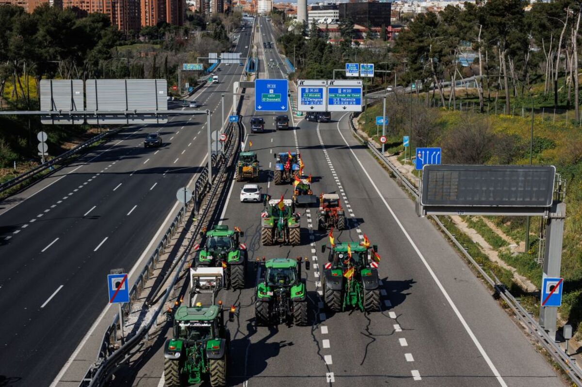 Los agricultores vuelven a Madrid para exigir mejoras en el campo   / ALEJANDRO MARTÍNEZ VÉLEZ