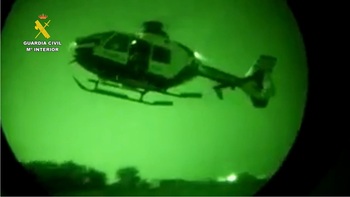 Primer rescate aéreo con gafas de visión nocturna en Gredos