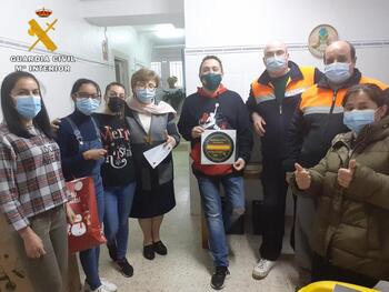 Guardias Civiles solidarios en la comarca  de Arévalo