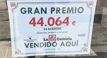 Doña Elenita reparte 44.064 euros con una Quiniela de 14