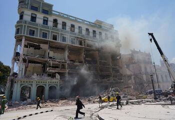 Al menos 27 muertos por una explosión en un hotel de La Habana