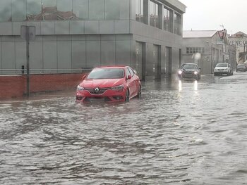 Las fuertes lluvias provocan problemas en Ávila