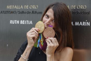 Beitia recibe al fin su bronce de Londres 2012