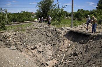Rusia empuja en cuatro frentes para tratar de llegar a Sloviansk