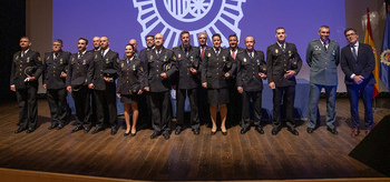 La Policía Nacional de Ávila  honra a su patrón