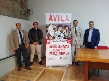 Diego Ventura, Roca Rey y Pablo Aguado el 16 de julio en Ávila