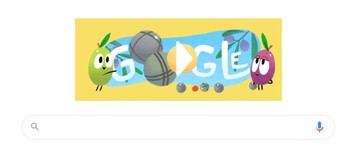 Google homenajea a la petanca con un 'doodle' interactivo