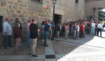 Solidaridad desde Ávila por el brigadista fallecido